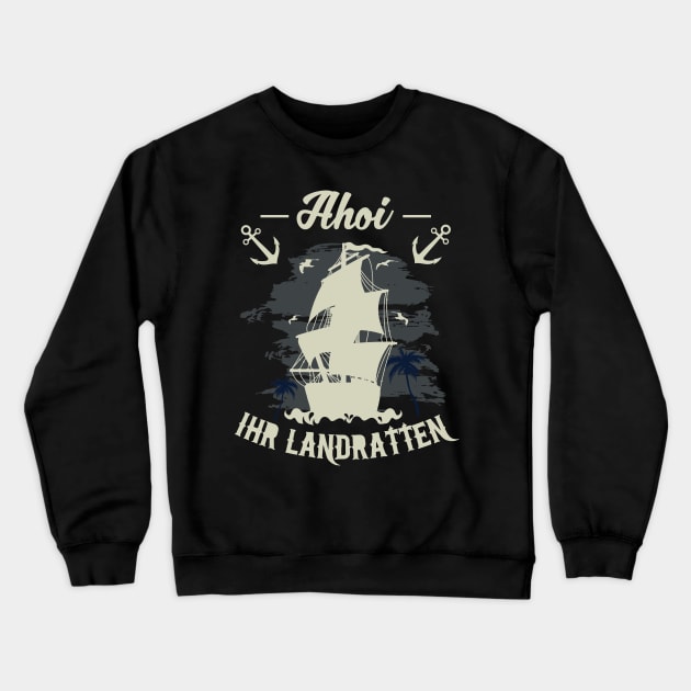 Ahoi Nordsee Design T-Shirt | Shirt für Nordsee Liebhaber Crewneck Sweatshirt by ArtbySteve